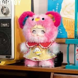 Nommi About The Childhood "Bear Claw Machine" Blue Bear Plush Blind Box Top Toy